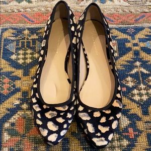 Leopard print flats